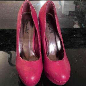 Bonnibel Red High Heel Pumps